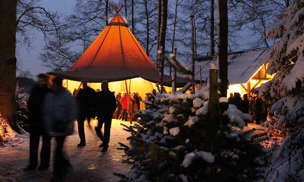 Weihnachtsmarkt Waldhof in Marbeck (Borken)